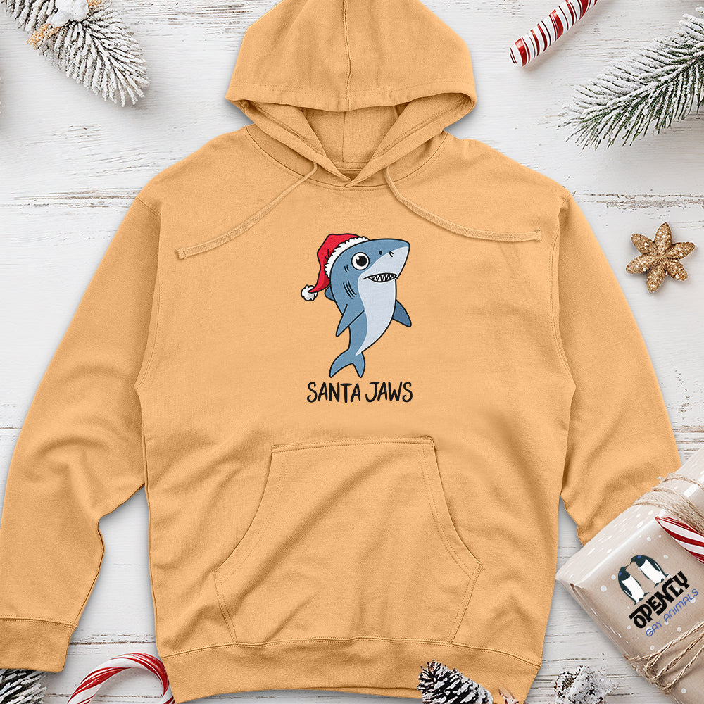 Santa Jaws Unisex Midweight Hoodie