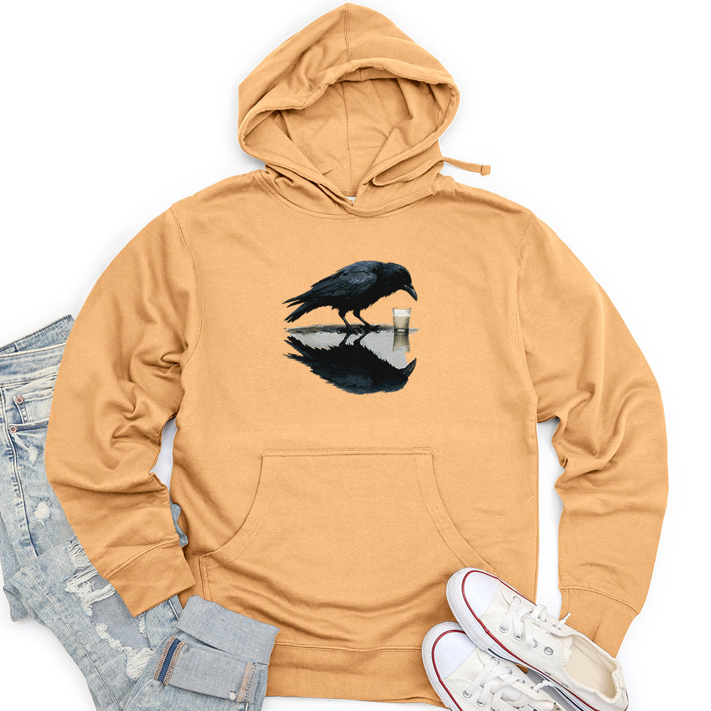 Raven Reflection Unisex midweight hoodie