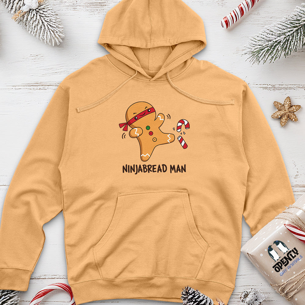 Ninjabread Man Unisex Midweight Hoodie