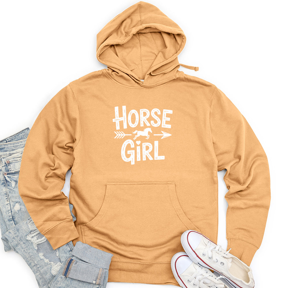 Horse Girl Unisex midweight hoodie
