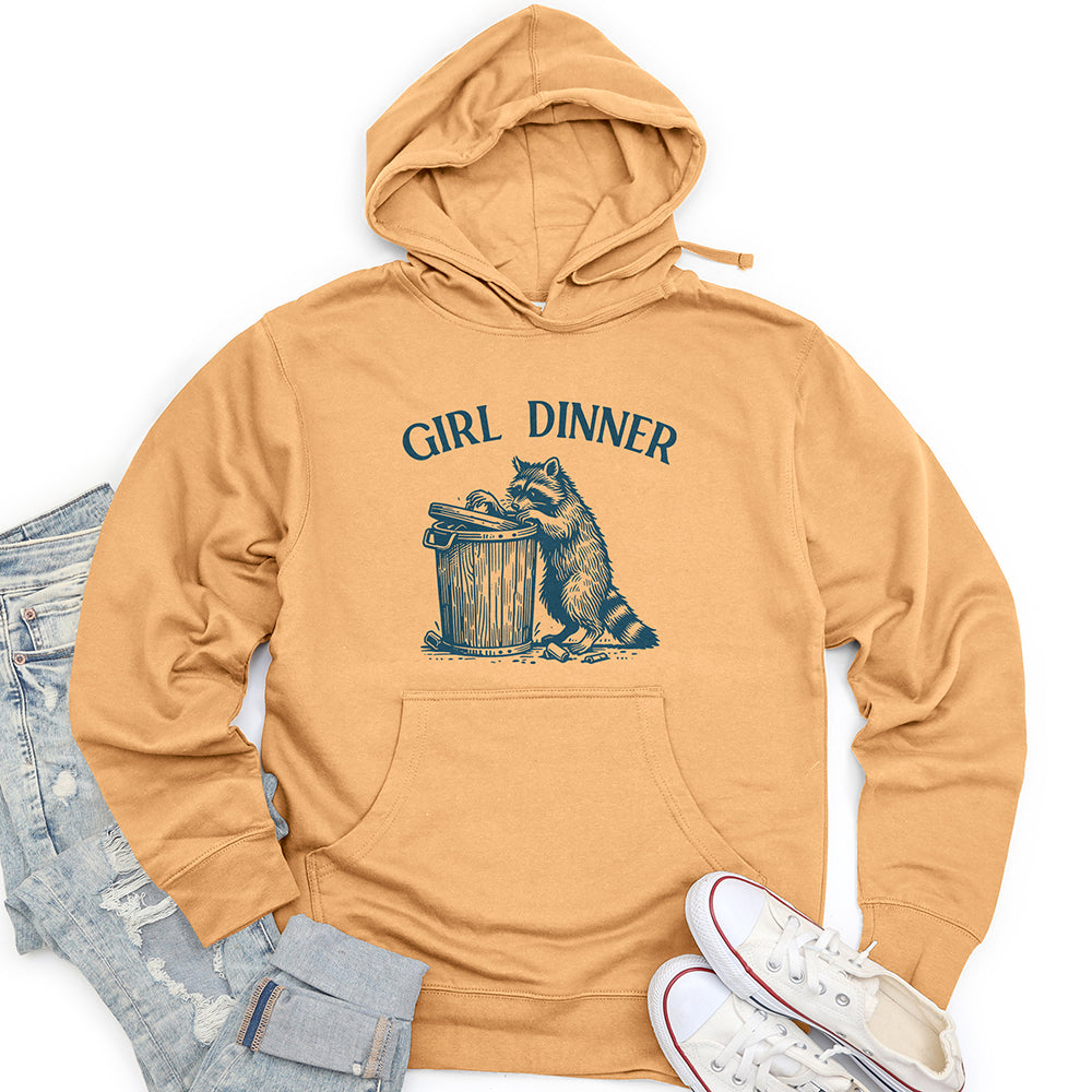 Girl Dinner Unisex Midweight Hoodie