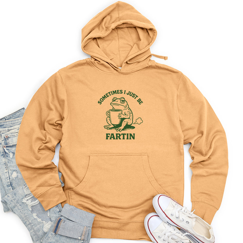Sometimes I Just Be Fartin Unisex midweight hoodie