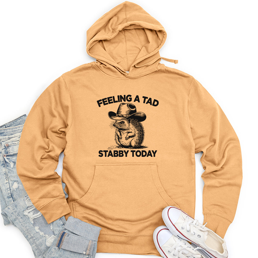 Feeling a Tad Stabby Today Unisex midweight hoodie