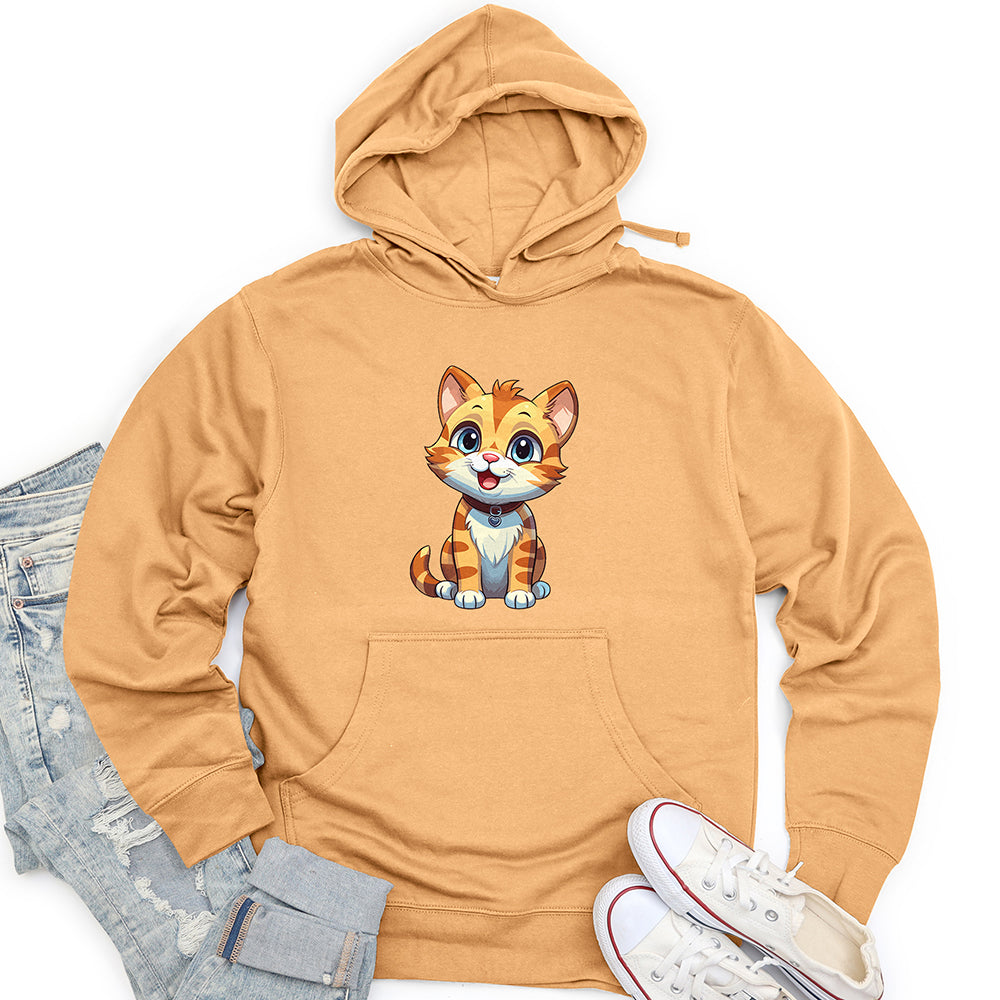 Cat Unisex Midweight Hoodie