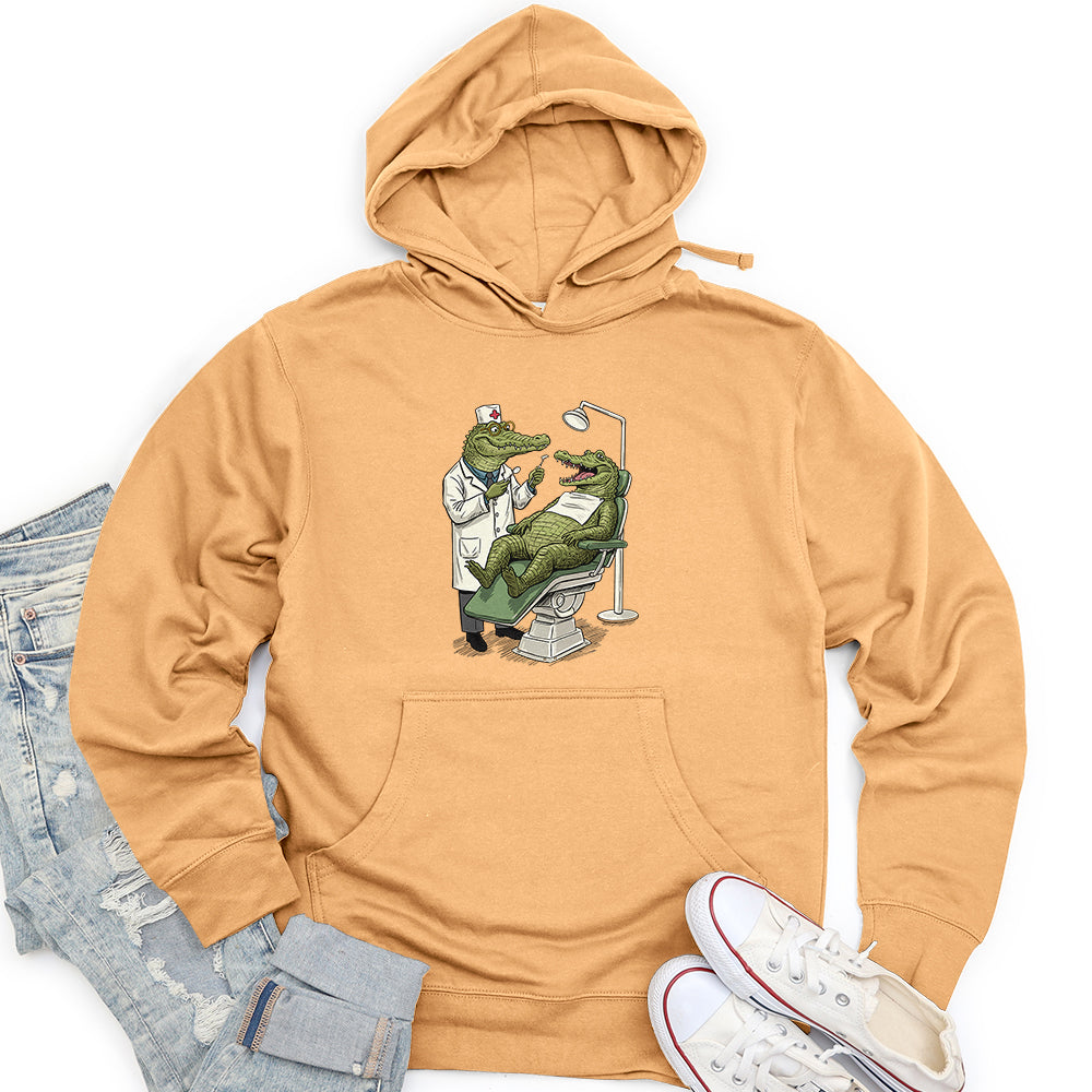 Alligator Dentist Unisex midweight hoodie