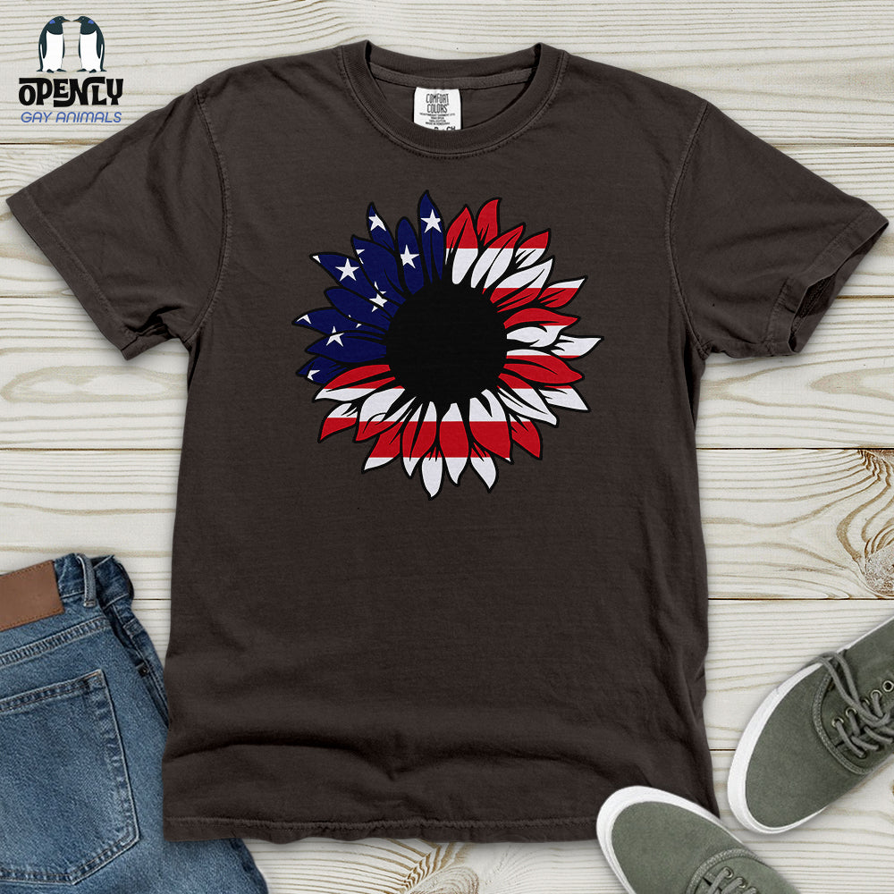 USA Sunflower Heavy Cotton Comfort Colors Tee