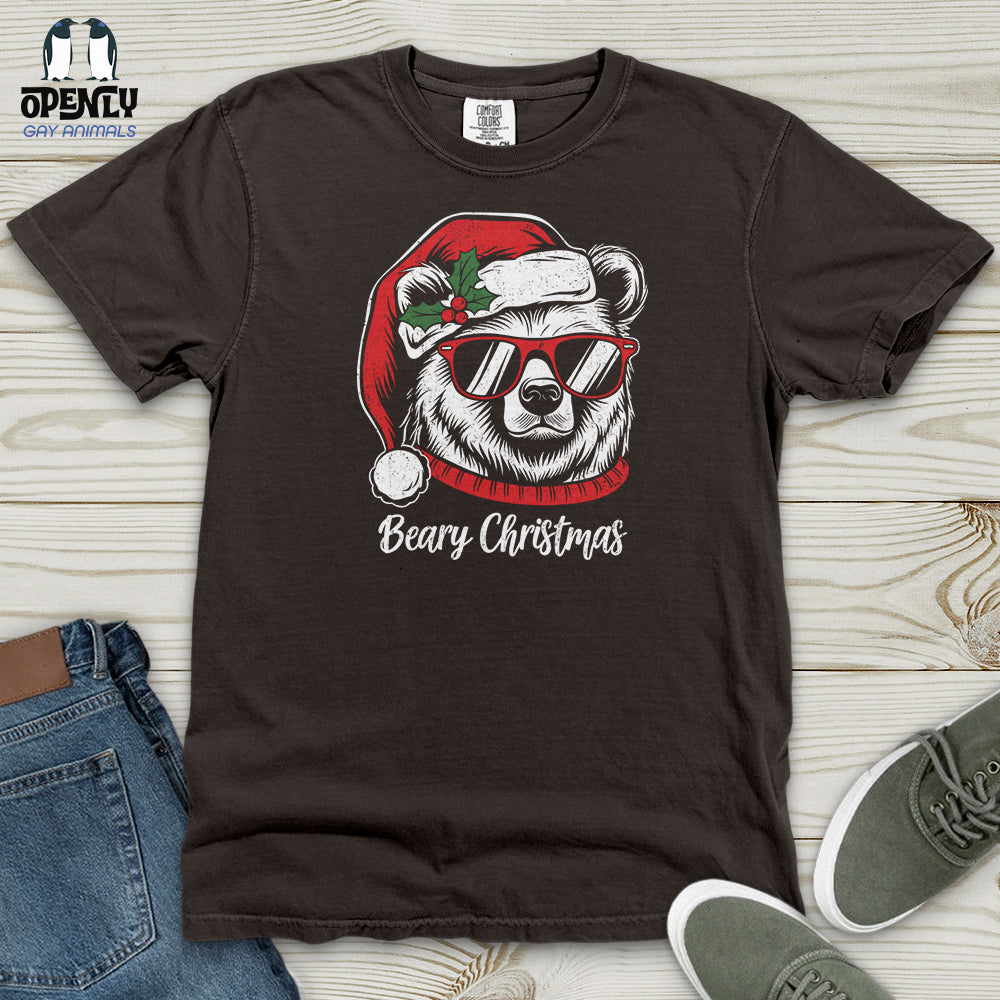 Beary Christmas Heavy Cotton Comfort Colors Tee
