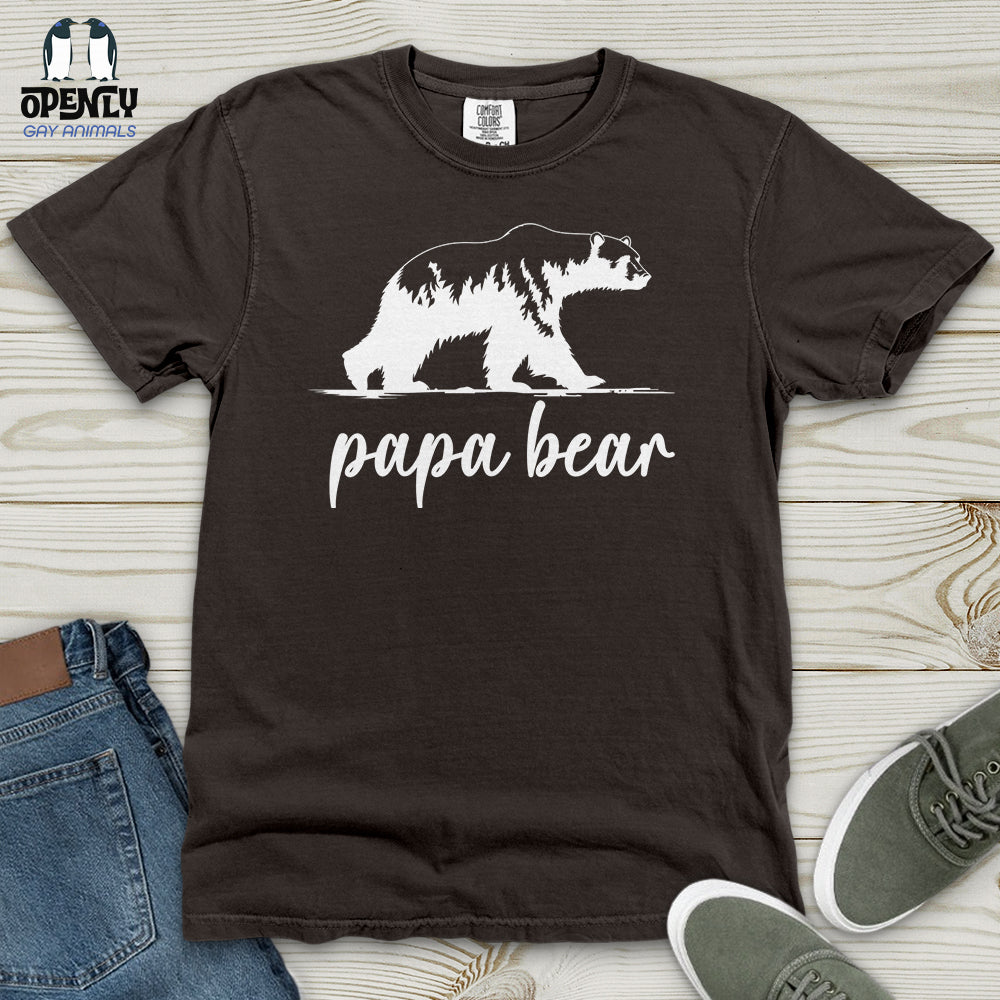 Papa Bear Heavy Cotton Comfort Colors Tee