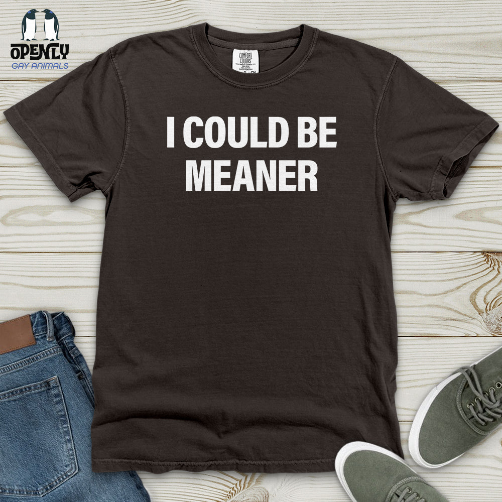 I Could Be Meaner Heavy Cotton Comfort Colors Tee