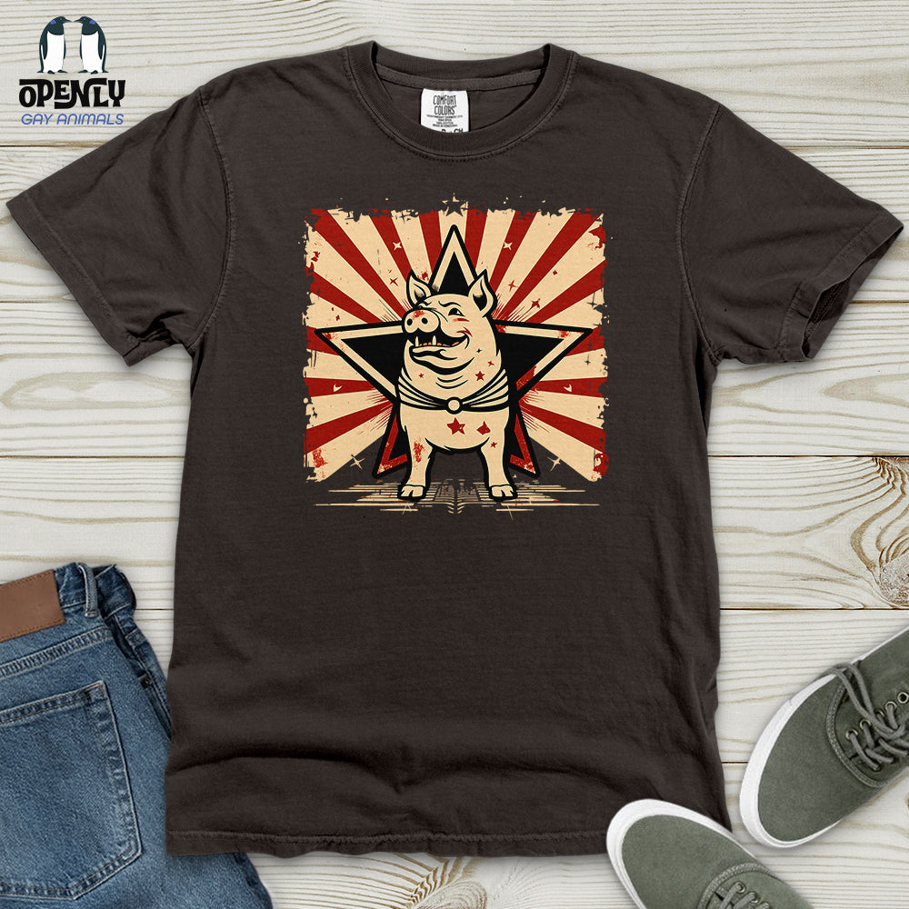 Rhino Circus Star Heavy Cotton Comfort Colors Tee
