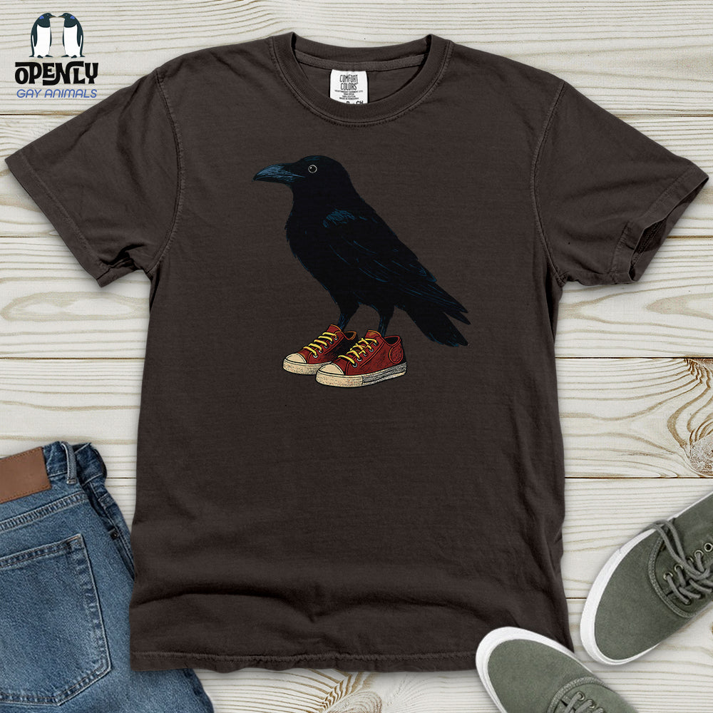 Raven Wearing Sneakers Heavy Cotton Comfort Colors Tee