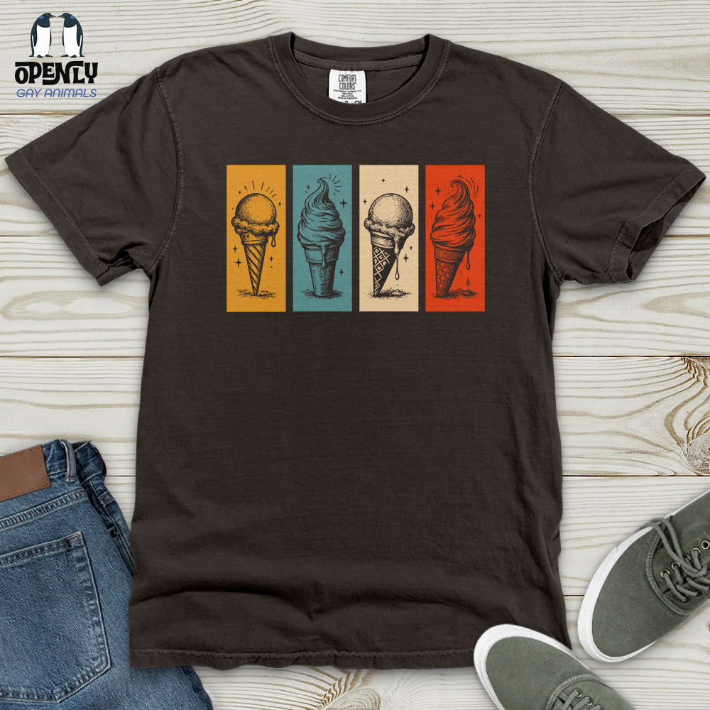 Stained Glass Ice-Cream Heavy Cotton Comfort Colors Tee