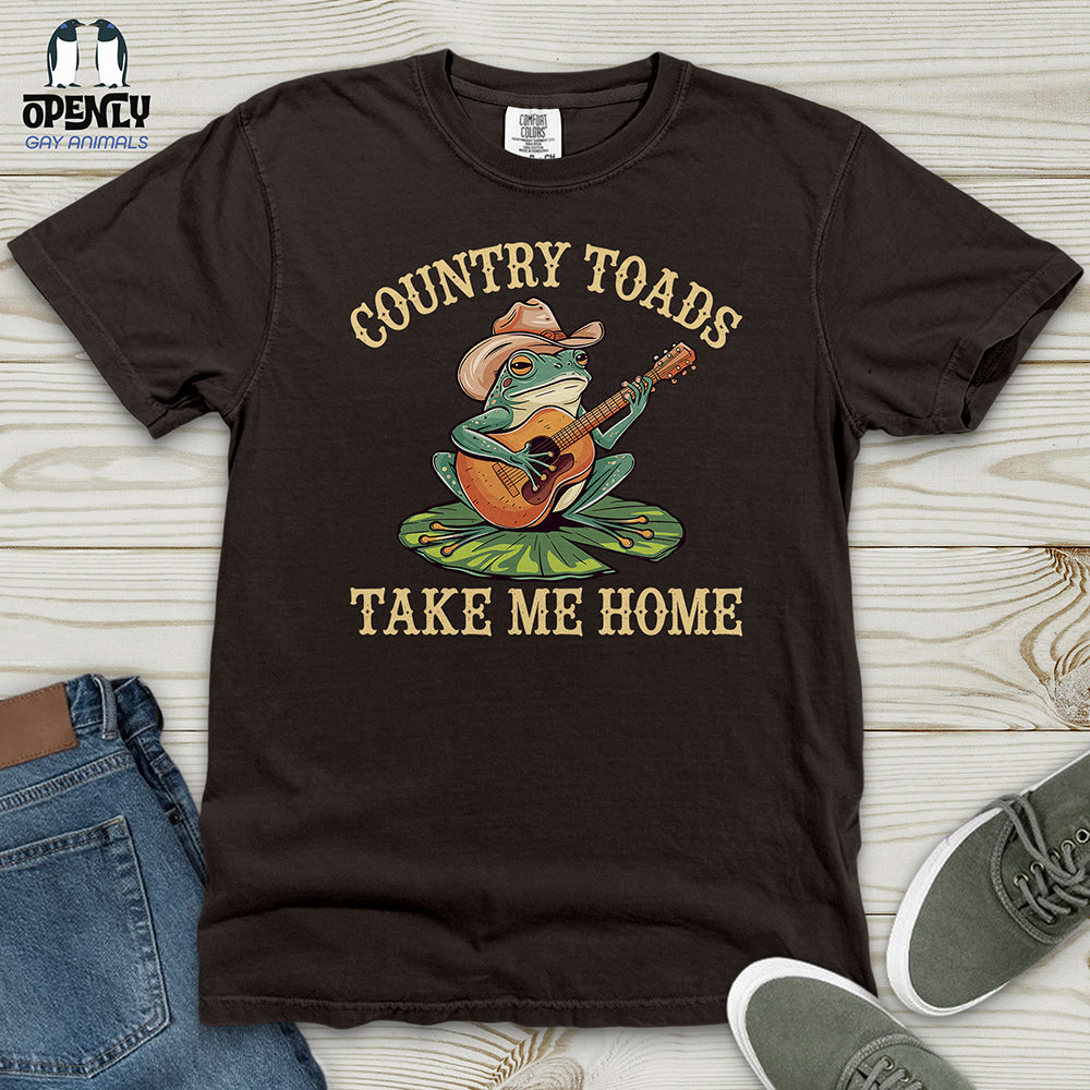 Country Toads Take Me Home Heavy Cotton Comfort Colors Tee