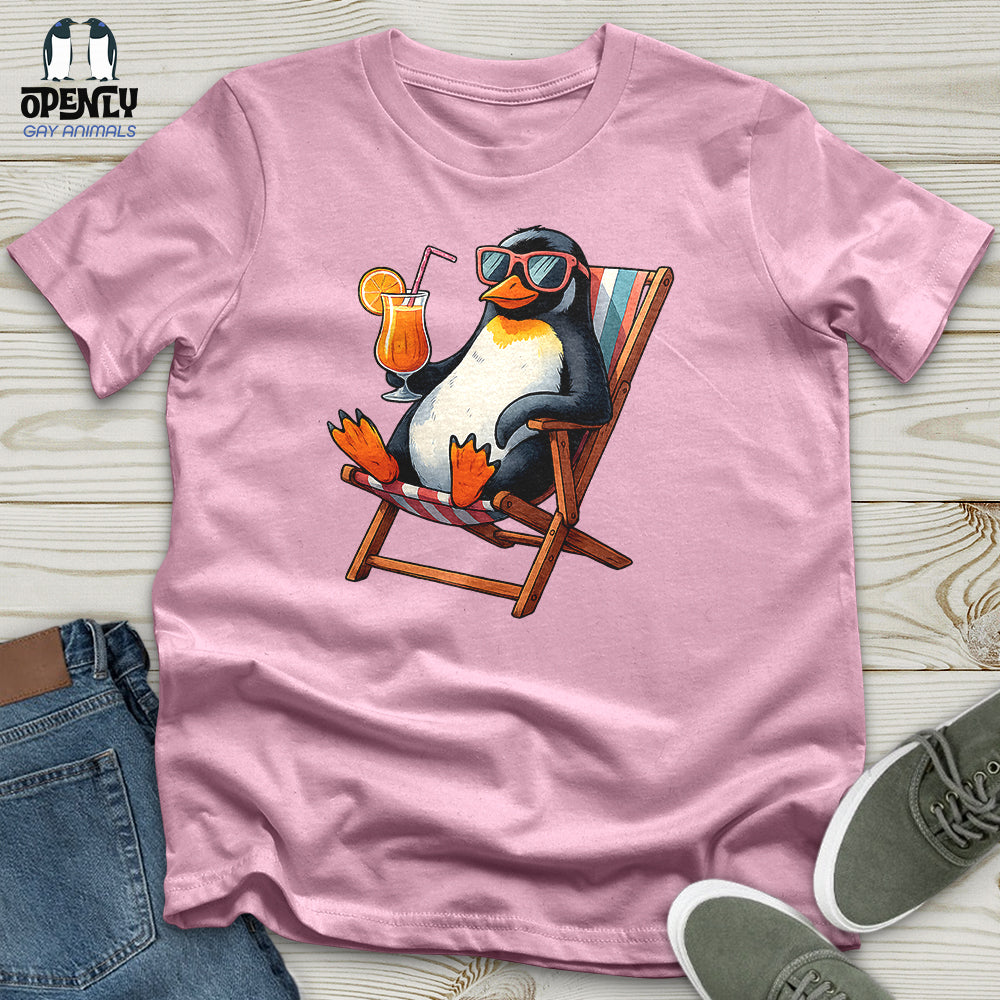 Chillin' Penguin Paradise Unisex T-Shirt