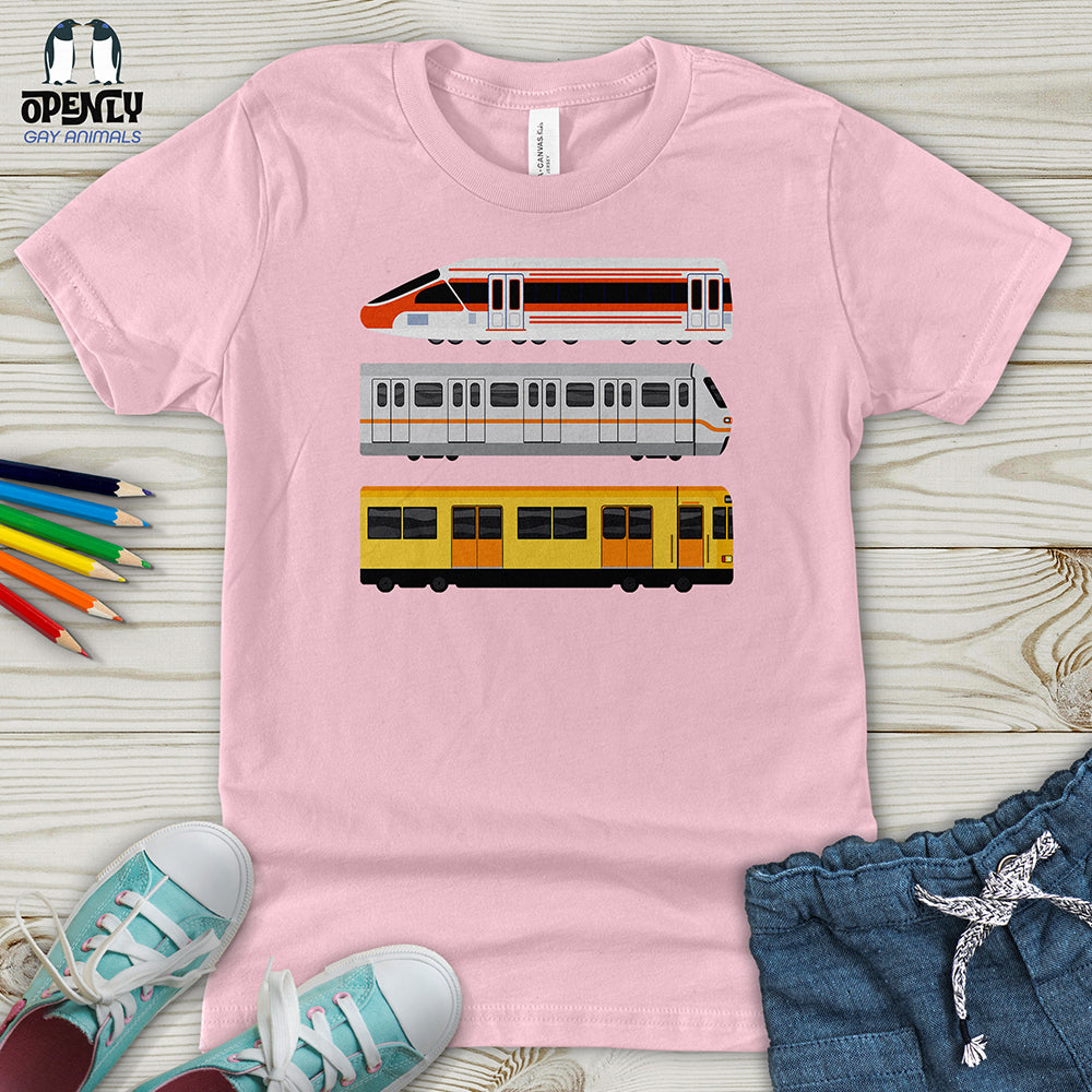 All Aboard Train Youth T-Shirt