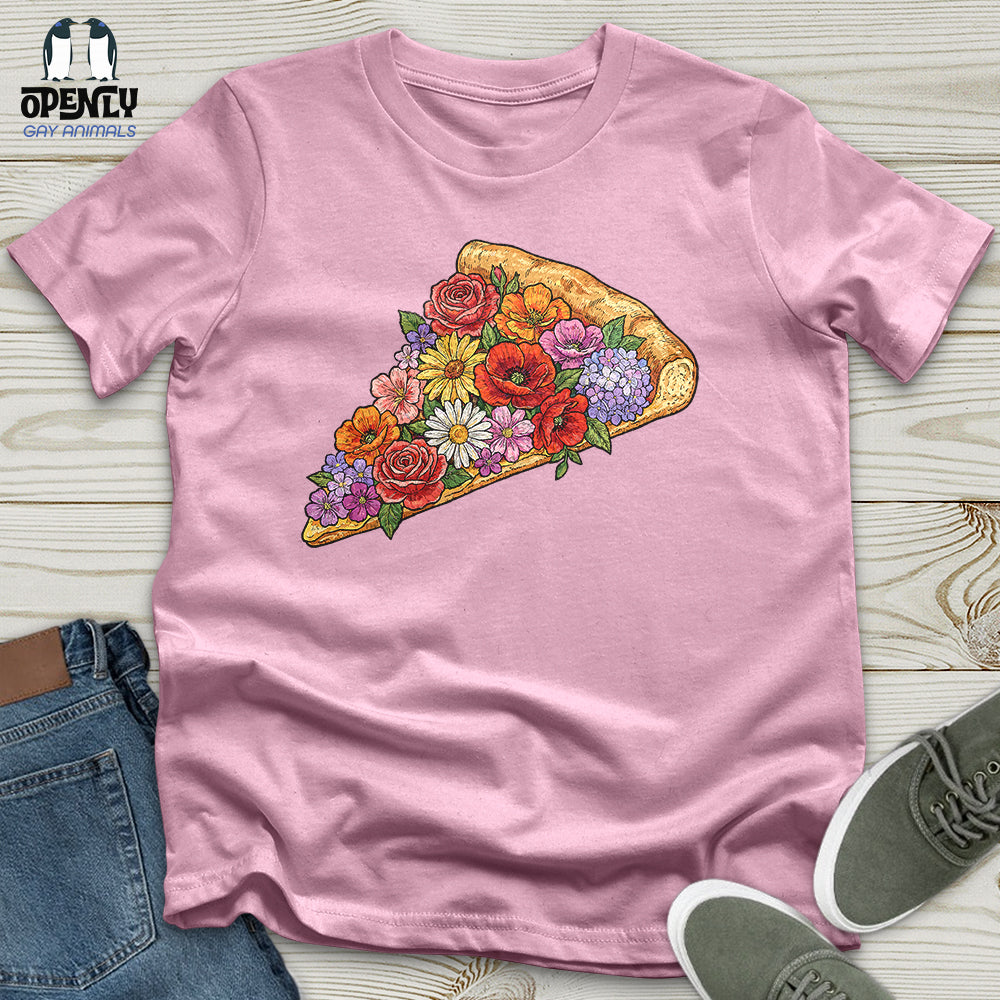 Flowers Pizza Unisex T-Shirt