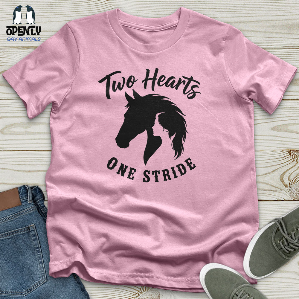 Two Hearts One Stride Unisex T-Shirt