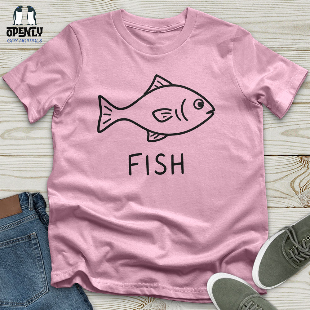 Minimalist Fish Unisex T-Shirt