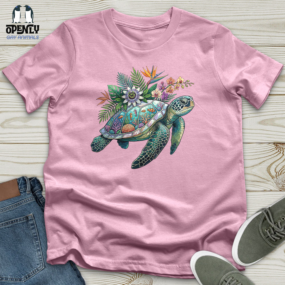 Floral Turtle Unisex T-Shirt