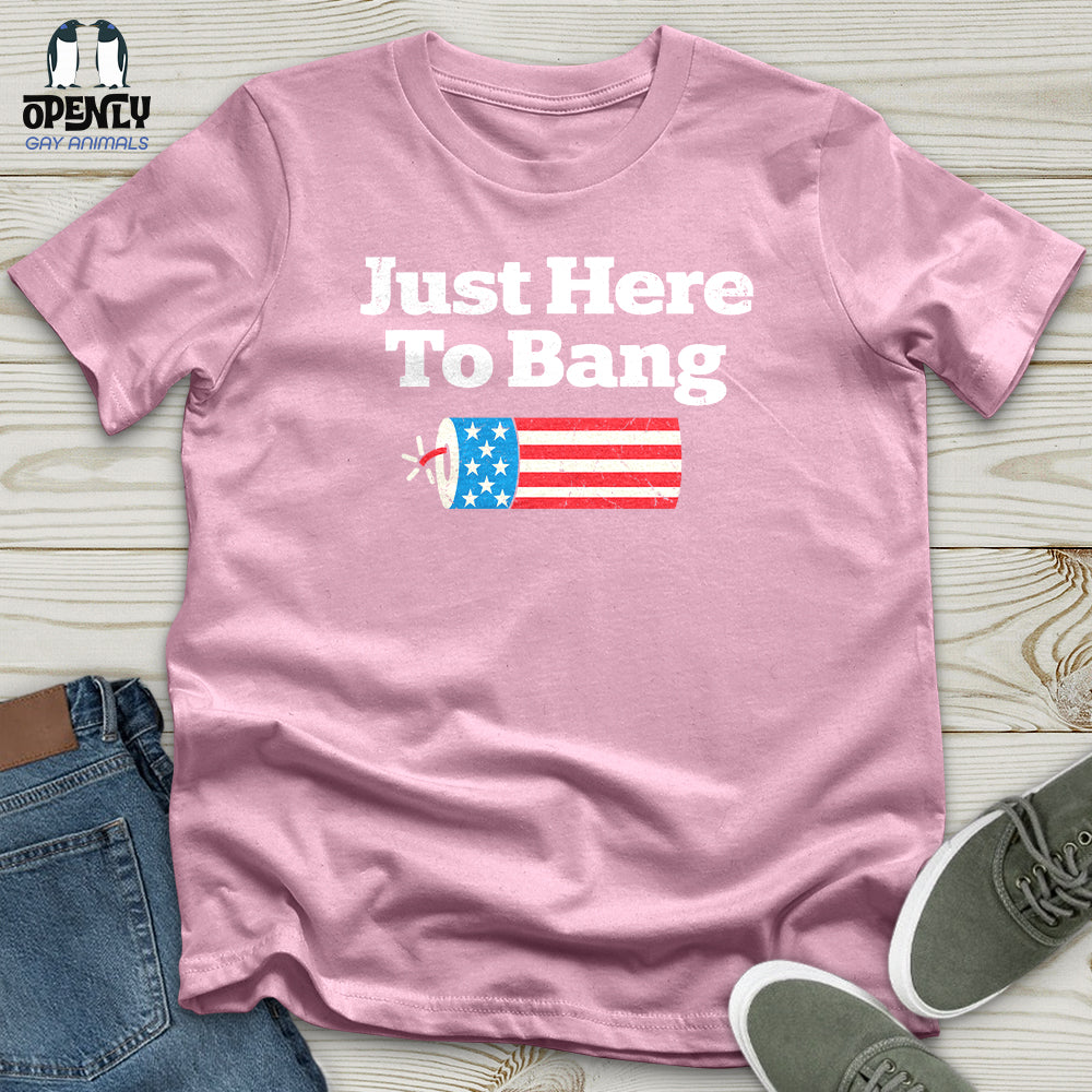 Just Here To Bang Unisex T-Shirt