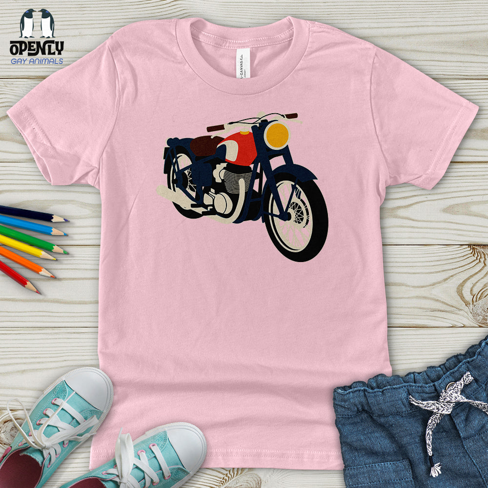 Vintage Motorcycle Youth T-Shirt