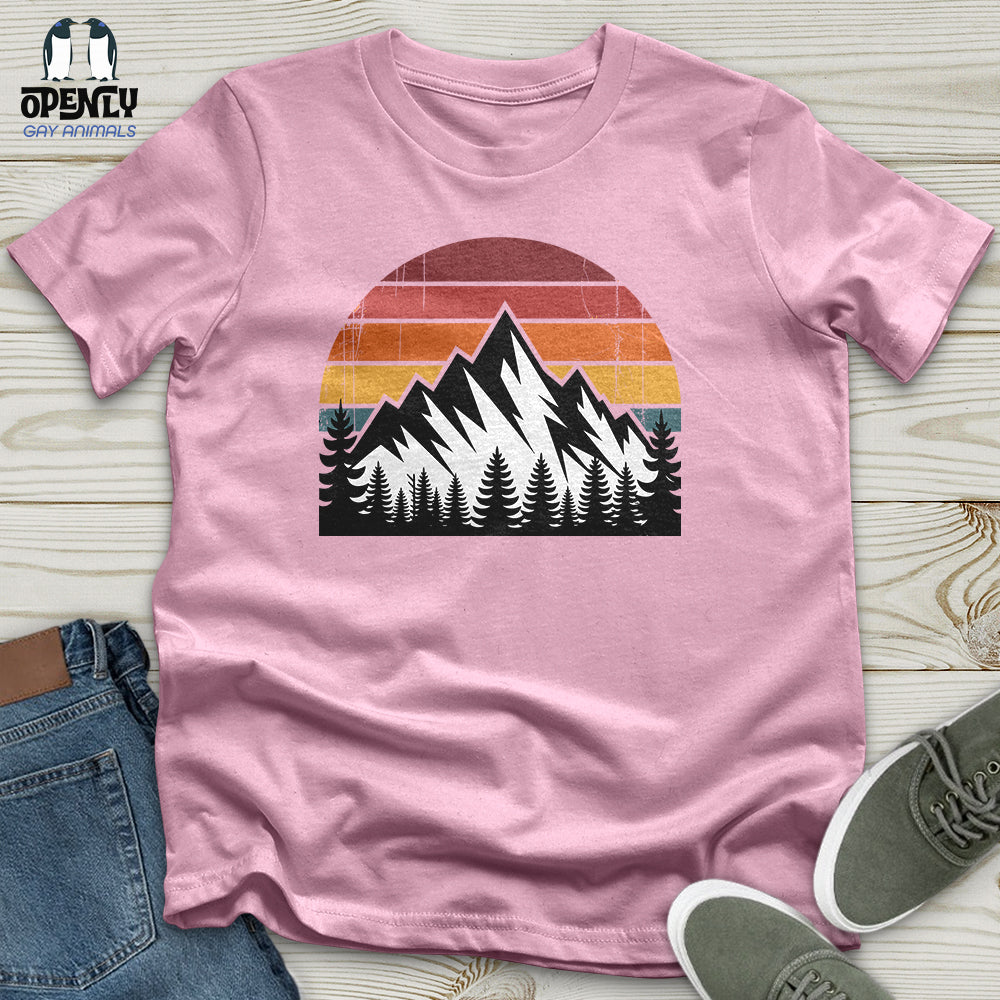 Retro Vintage Mountain Unisex T-Shirt