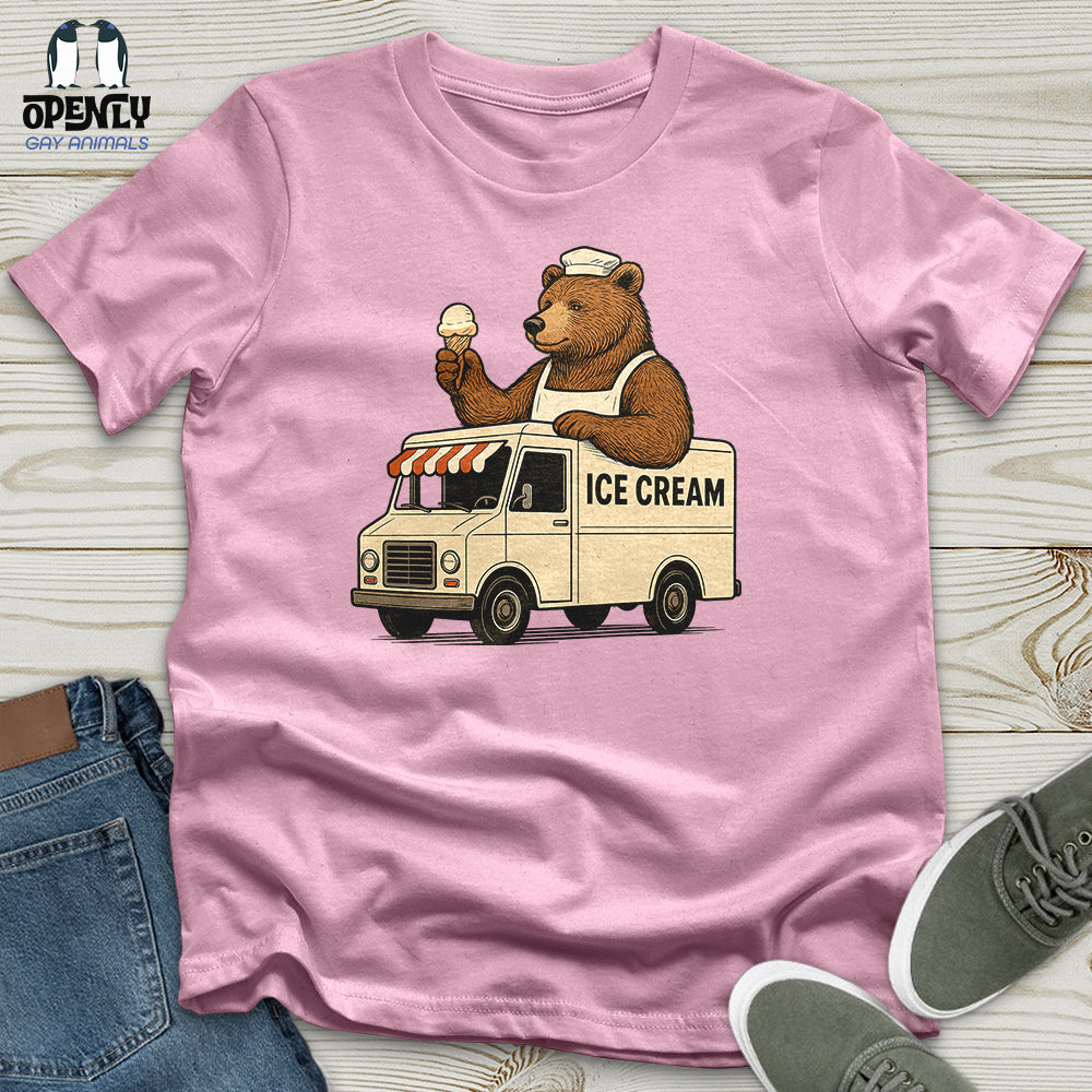 Bear Ice Cream Truck Unisex T-Shirt