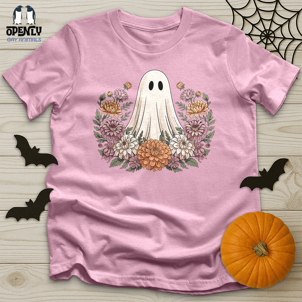 Floral Halloween Ghost Unisex T-Shirt