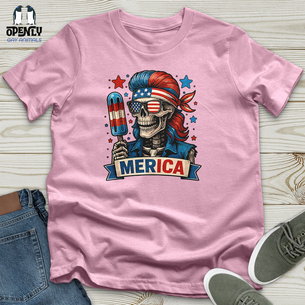 Merica Skull Unisex T-Shirt