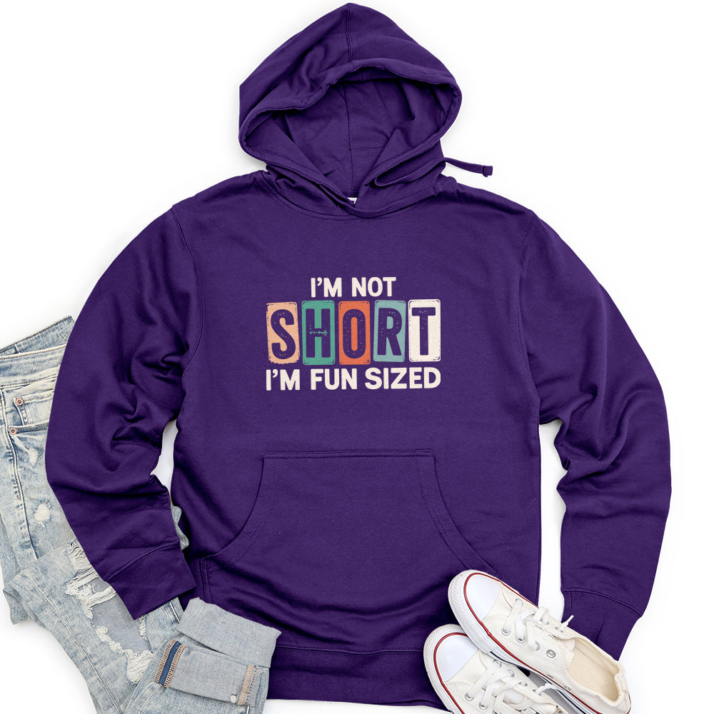 I'm Not Short Unisex midweight hoodie