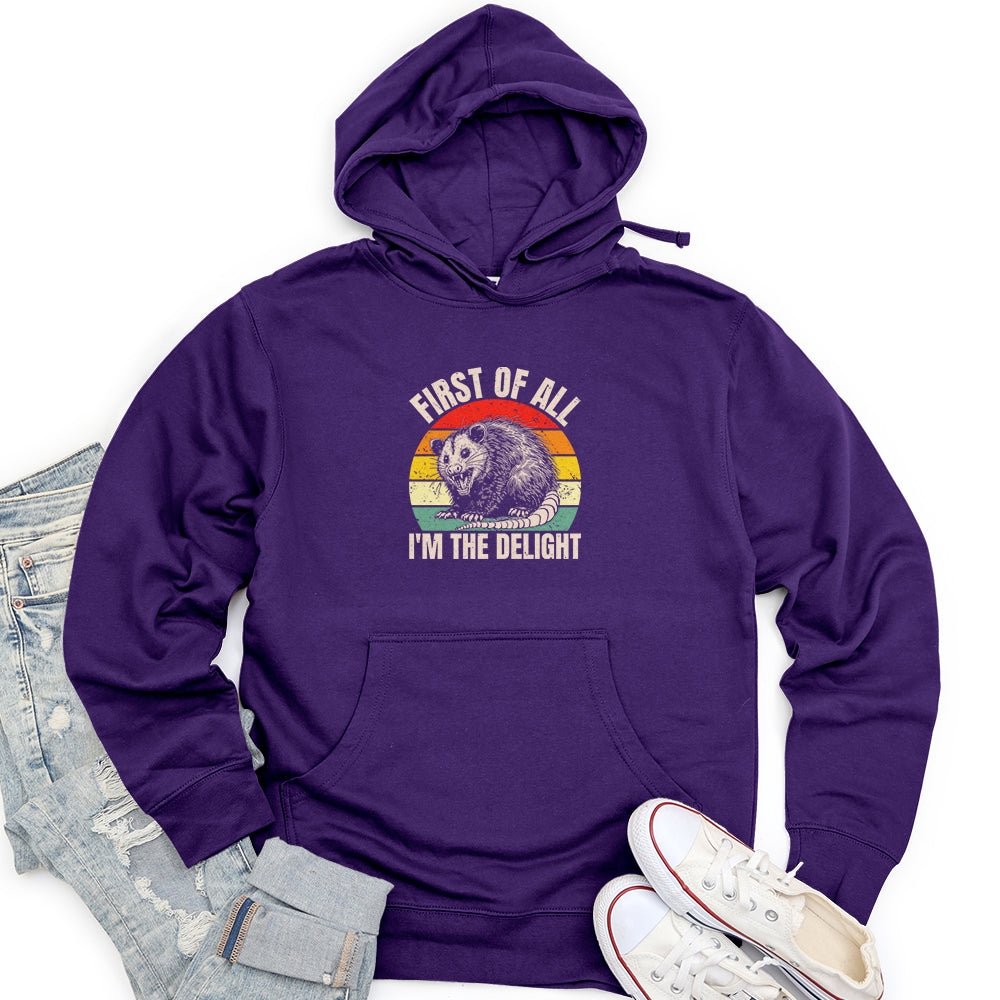 First of All I'm the Delight Unisex Midweight Hoodie