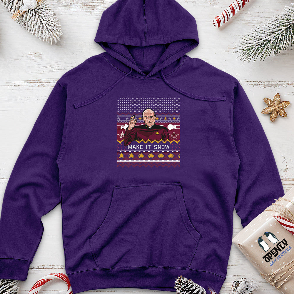 Make It Snow Unisex Midweight Hoodie