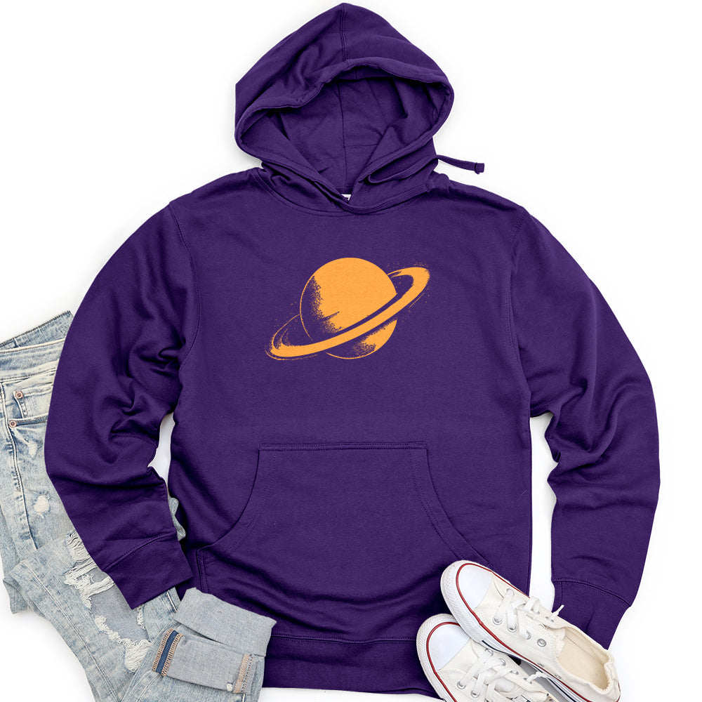Saturn Planet With Rings Unisex midweight hoodie