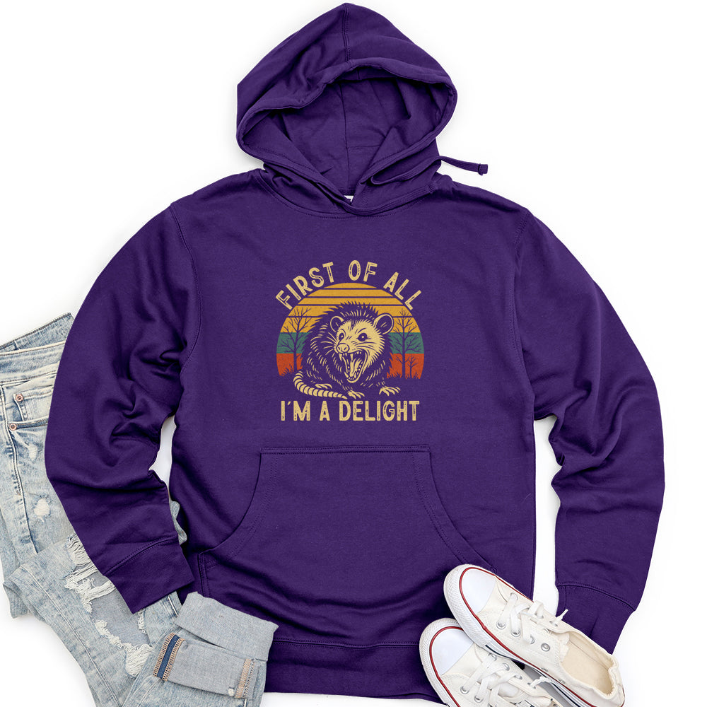 First Of All Unisex midweight hoodie