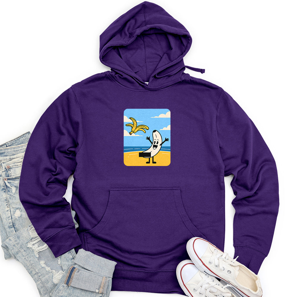 Funny Banana Unisex midweight hoodie