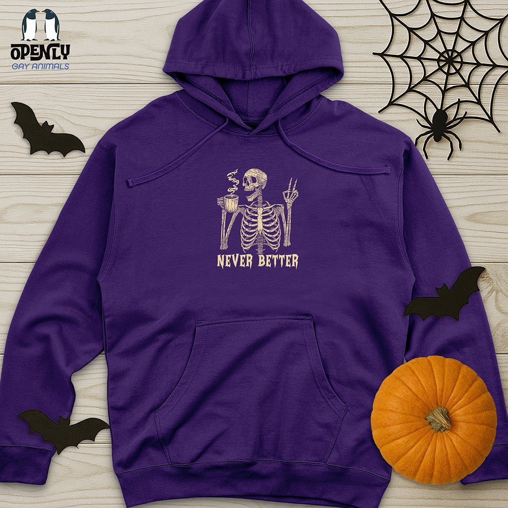 Never Better Unisex midweight hoodie