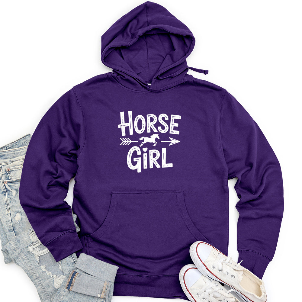 Horse Girl Unisex midweight hoodie