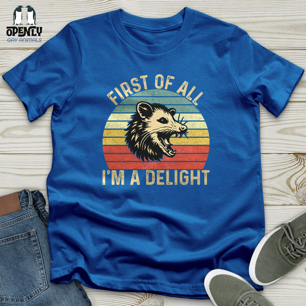 First Of All I am A Delight Softstyle Tee