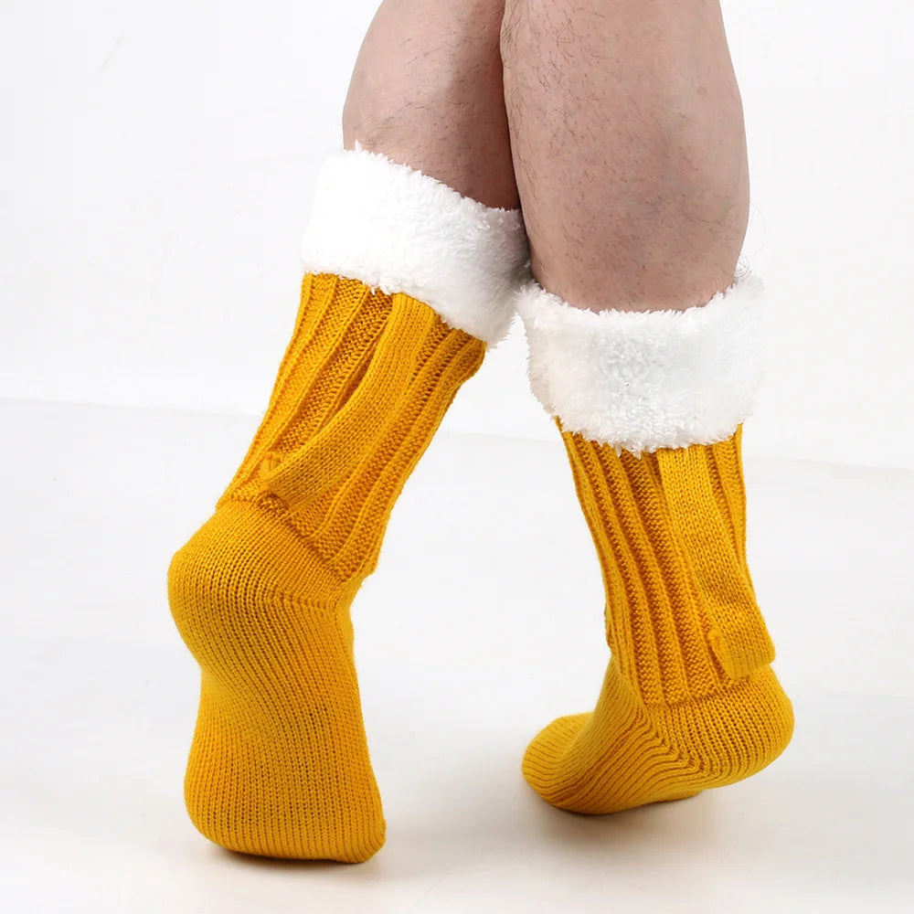 Beer Mug Knitted Socks