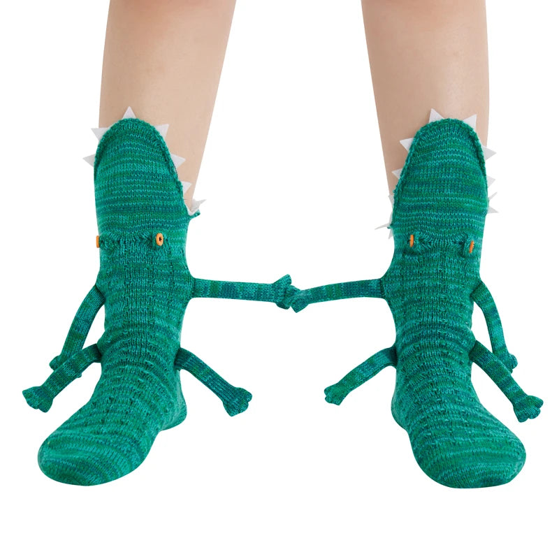 Crocodile Knitted Socks