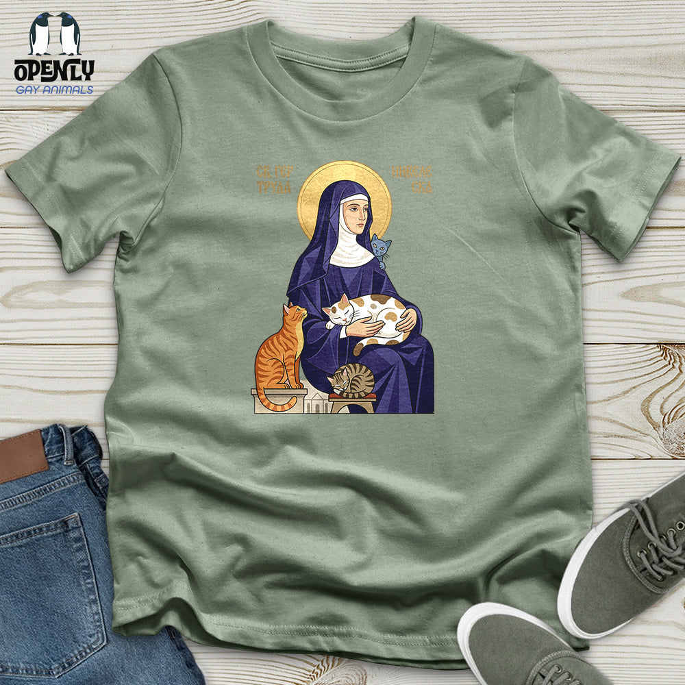 Saint Gertrude of Nivelles Unisex T-Shirt