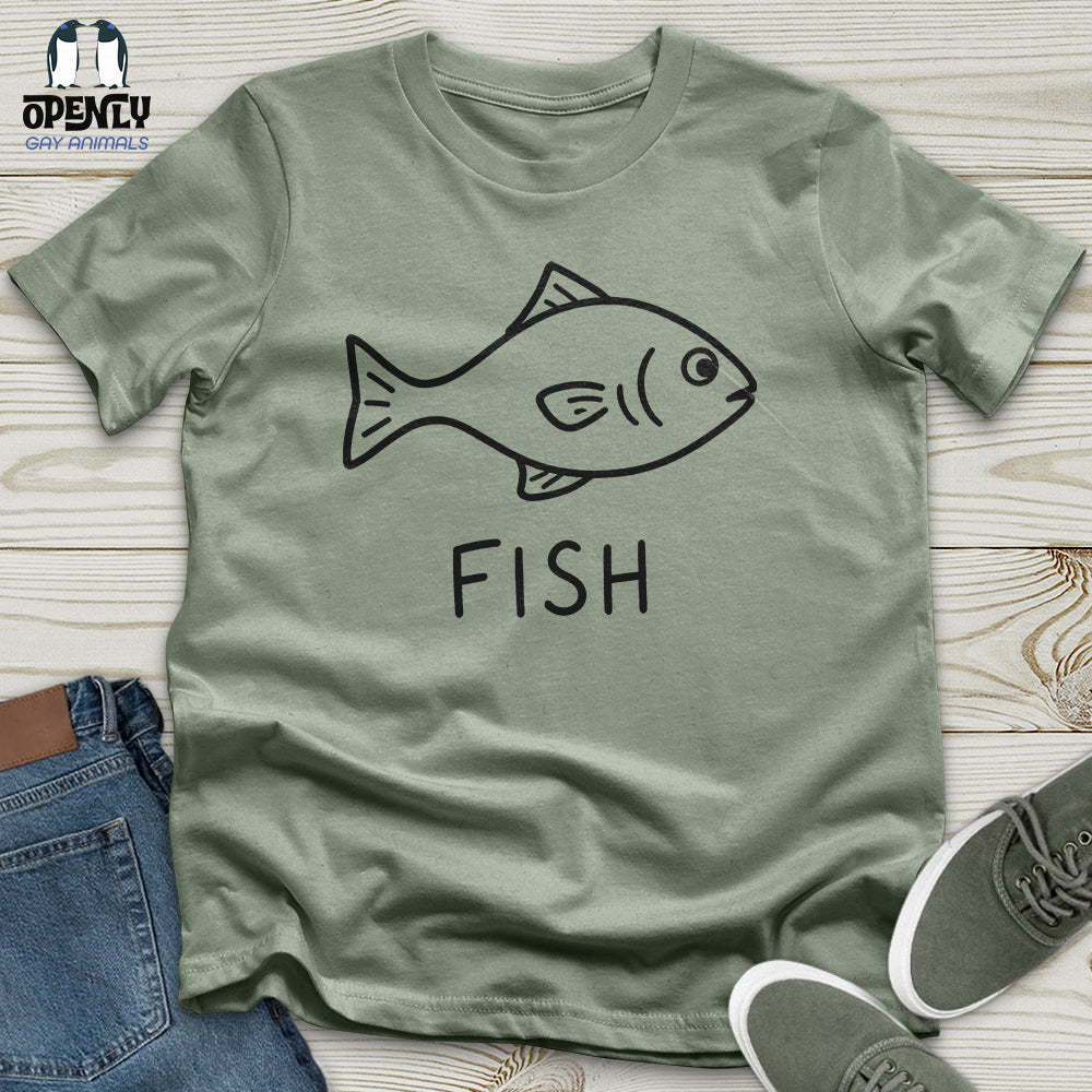 Minimalist Fish Unisex T-Shirt