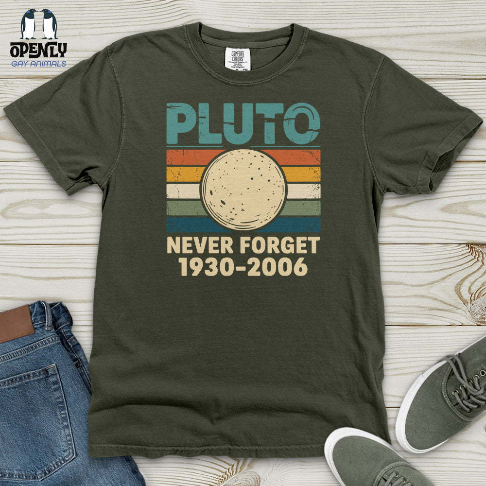 Pluto Never Forget Heavy Cotton Comfort Colors Tee