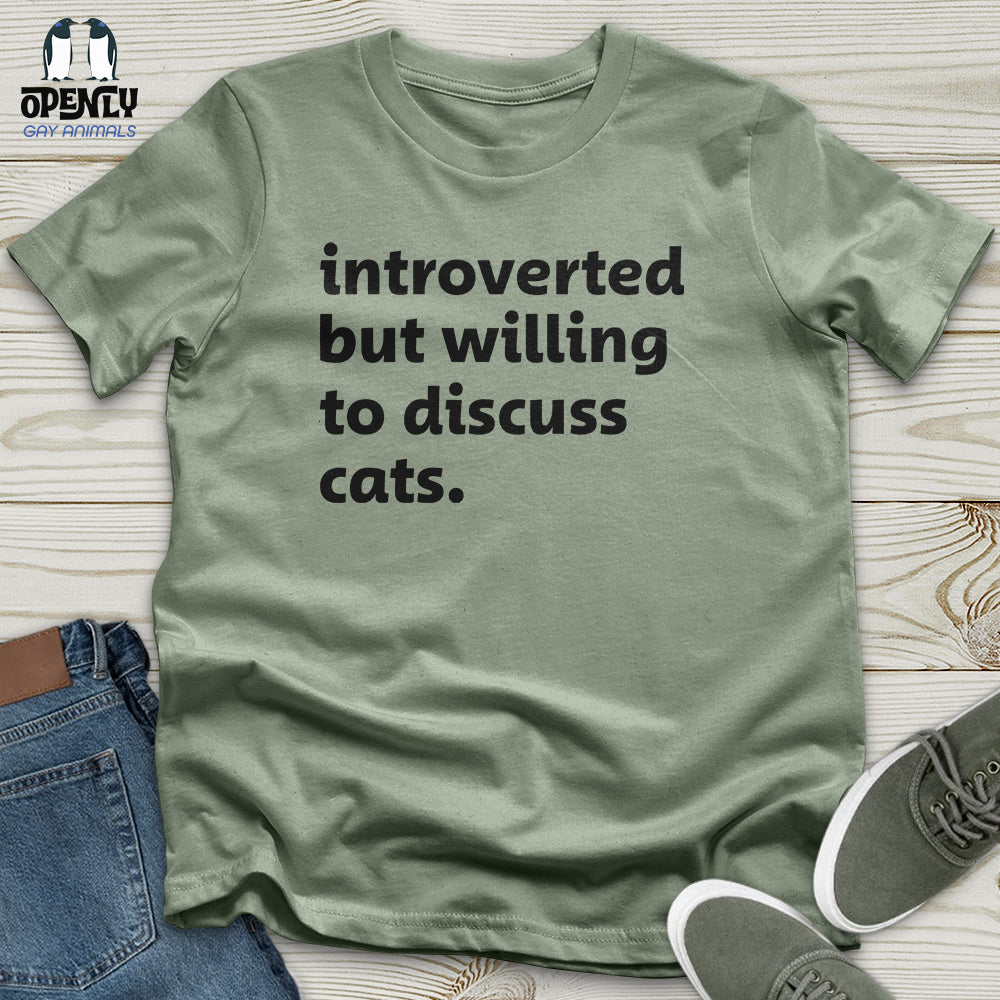 Introverted - Black Unisex T-Shirt