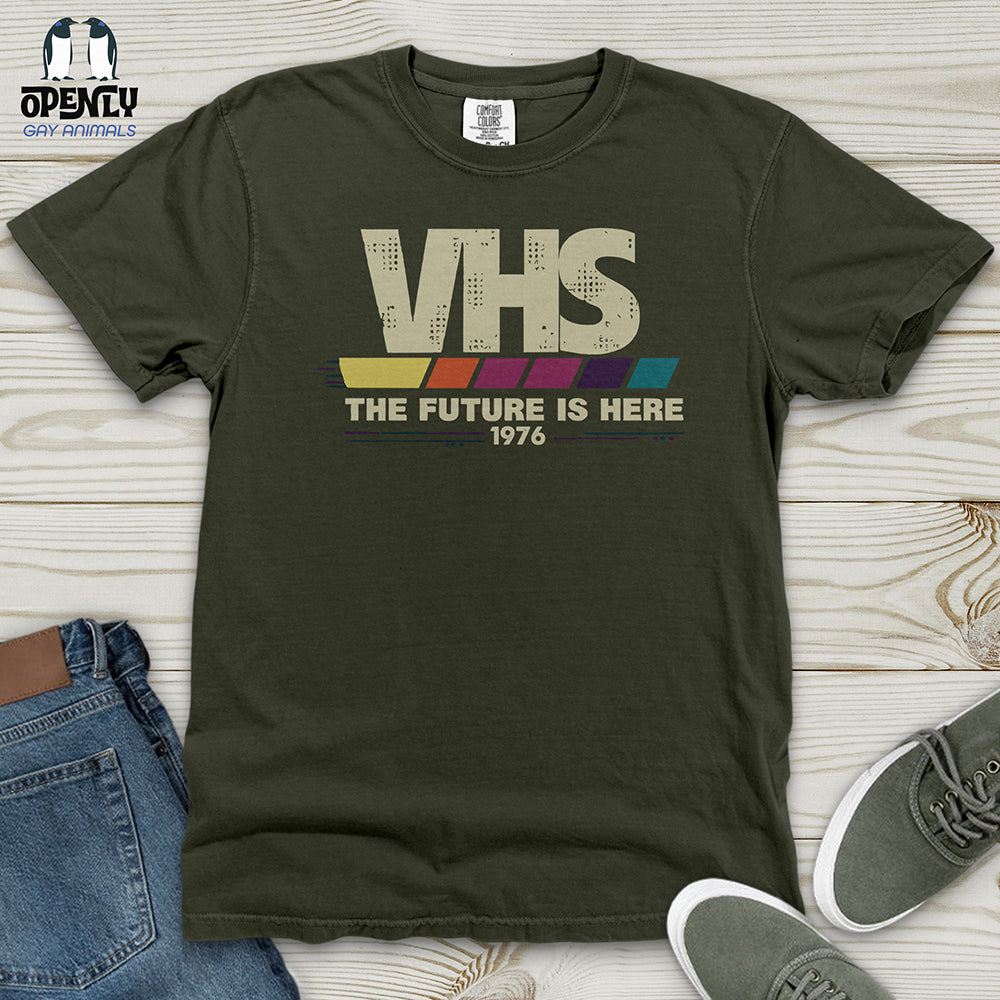 VHS the Future Is Here Heavy Cotton Comfort Colors Tee