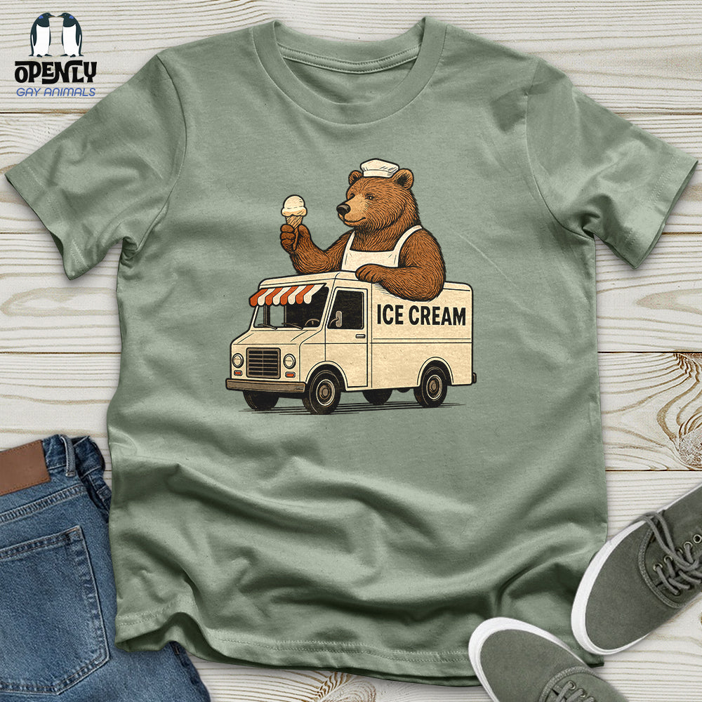 Bear Ice Cream Truck Unisex T-Shirt