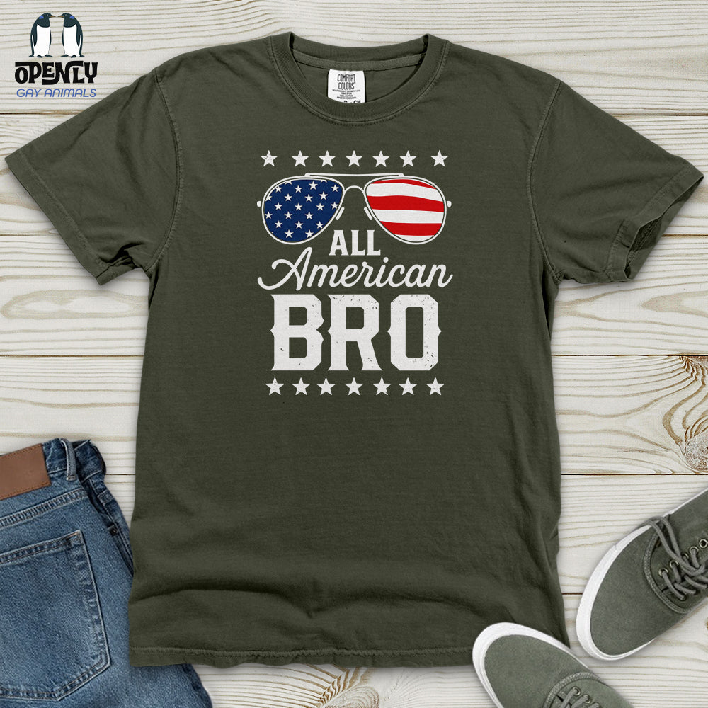All American Bro Heavy Cotton Comfort Colors Tee