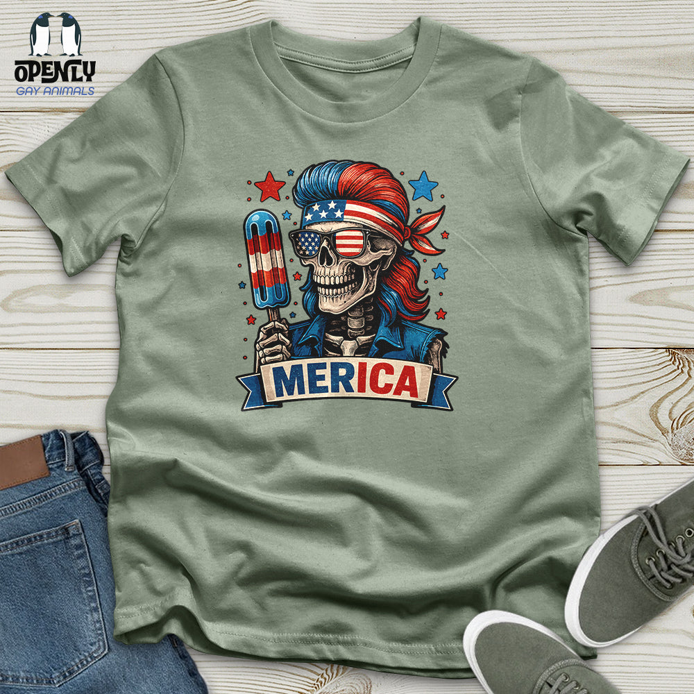 Merica Skull Unisex T-Shirt