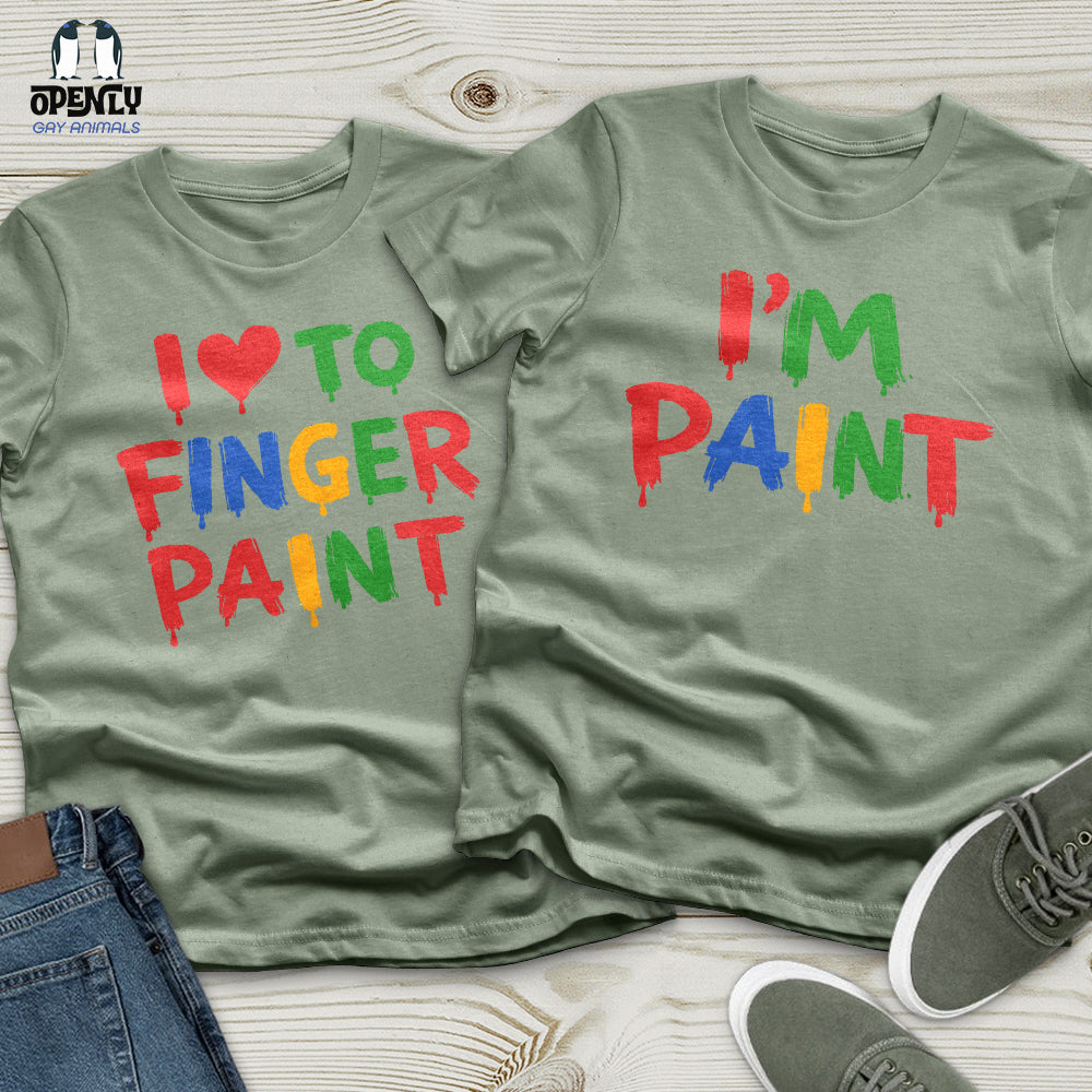 Paint Couple T-Shirt Set