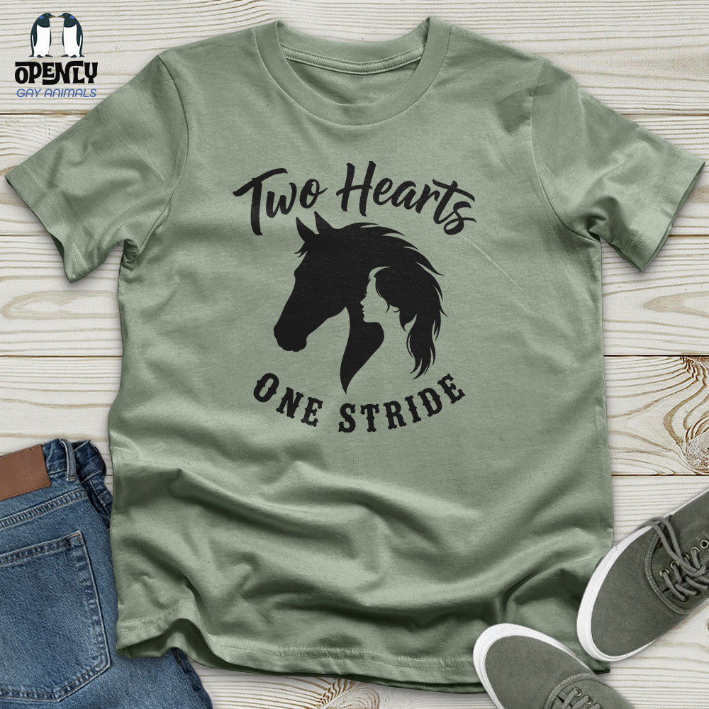 Two Hearts One Stride Unisex T-Shirt